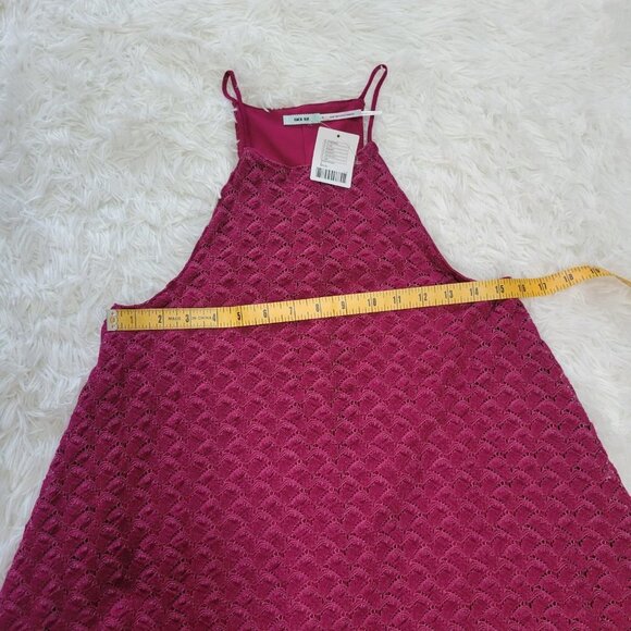 NWT Kimchi Blue Raspberry Lace Dress - Size Small - Picture 7 of 11